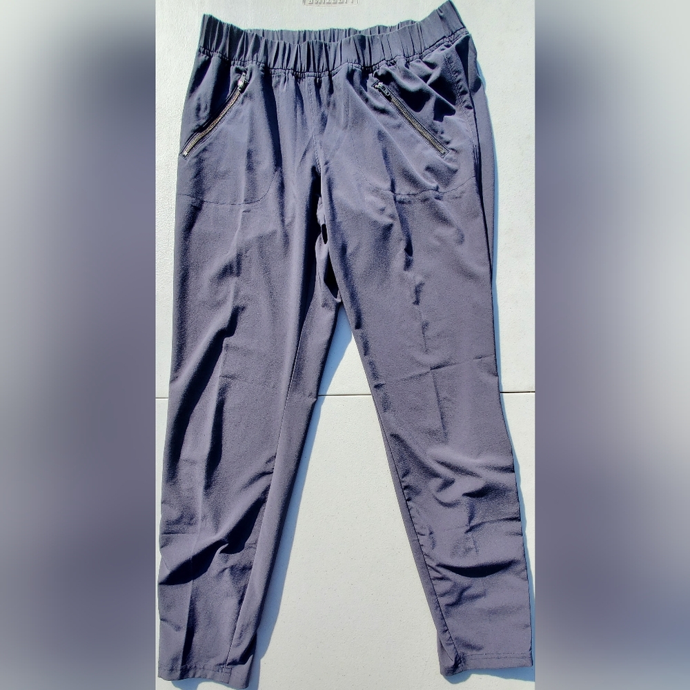 ATHLETA WOMEN'S ATHLETIC STRETCH PANTS SIZE 2 GRAY LNC